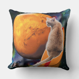 Star-Surfer Chili Pepper Throw Pillow