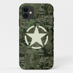 Star Tag Decal Digital Camouflage Style iPhone 11 Case