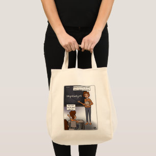 Star Teacher Grocery Tote Bag
