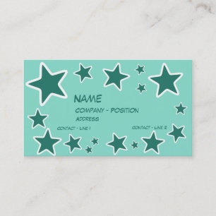 Star Template for business card