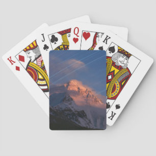 Star Trail Mt. Everest Tibet, China Playing Cards