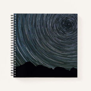 Star Trails Around Polaris Ingalls Pass Notebook