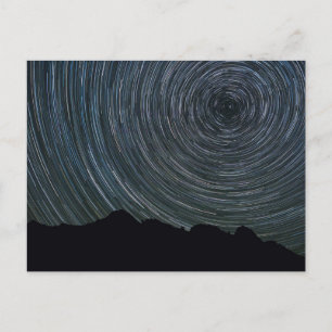 Star Trails Around Polaris   Ingalls Pass Postcard