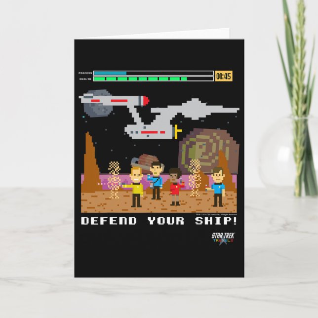 Star Trek Original Series Pixel Video Game  Card (Front)