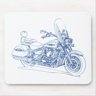 Star VStar 1300 Tourer 2010 Mouse Pad