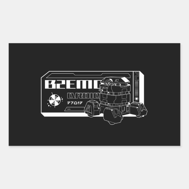 Star Wars: Andor | B2EMO Droid Outline Graphic Sticker (Front)