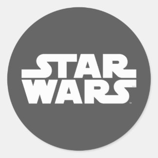 Star Wars Bold Logo Classic Round Sticker