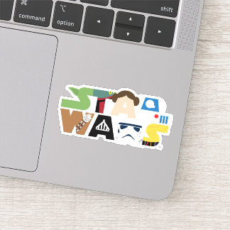 Star Wars Character Letters Logo