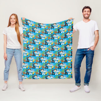 Star Wars Character Letters Logo Fleece Blanket