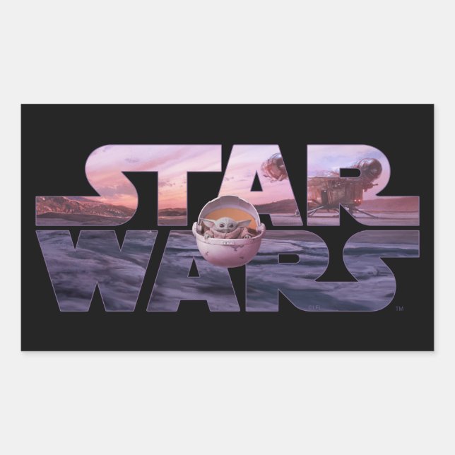 Star Wars Desert Title With The Child Sticker (Front)
