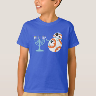 Star Wars Hanukkah BB-8 Lights Menorah T-Shirt