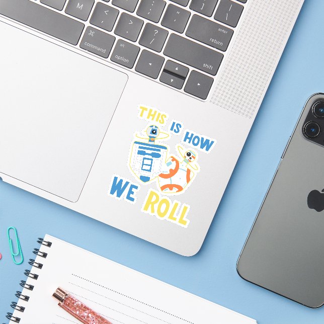 Star Wars Hanukkah R2-D2 & BB-8 Dreidels (Laptop w/ iPhone)