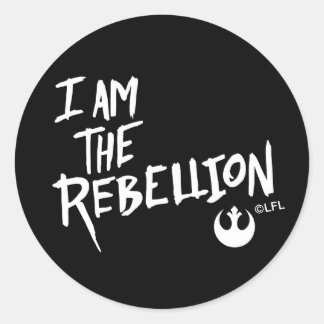 Star Wars | I Am The Rebellion Classic Round Sticker