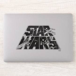 Star Wars Logo | X-Wing & TIE Fighter Battle