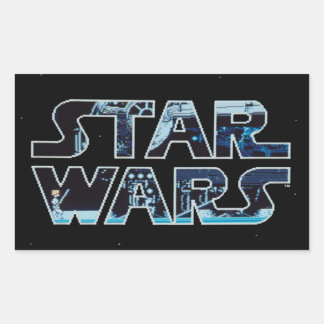 Star Wars Luke Skywalker Retro Video Game Logo Sticker