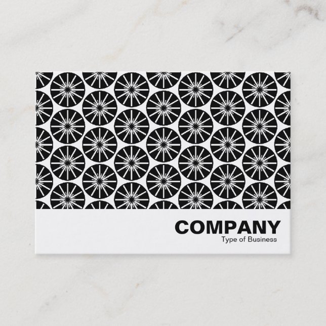 Star Wheel Abstract Business Card (Front)