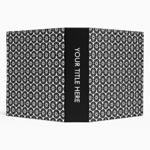 Star Wheel Pattern (2.0) - White Binder