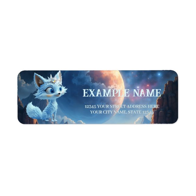Star Whisper Fox – Keeper of Crystal Light.  (Front)