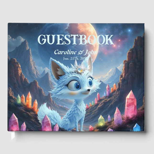 Star Whisper Fox – Keeper of Crystal Light. Guest Book (Front)