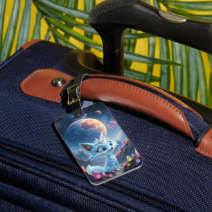 Star Whisper Fox – Keeper of Crystal Light. Luggage Tag
