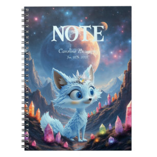 Star Whisper Fox – Keeper of Crystal Light Notebook