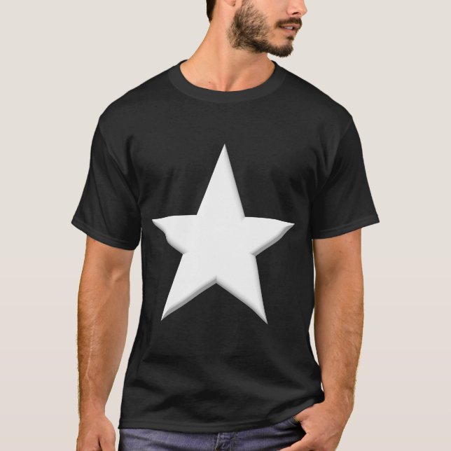 Star - White T-Shirt (Front)