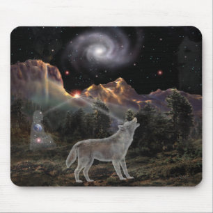 Star Wolf Mouse Pad