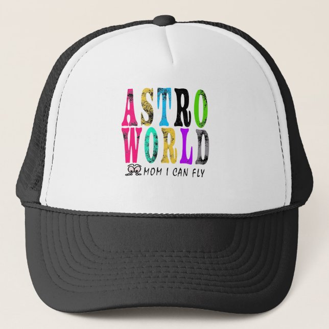 star world mom i can fly trucker hat (Front)