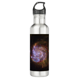 Starbirth in the Pinwheel: M101 Galaxy 710 Ml Water Bottle
