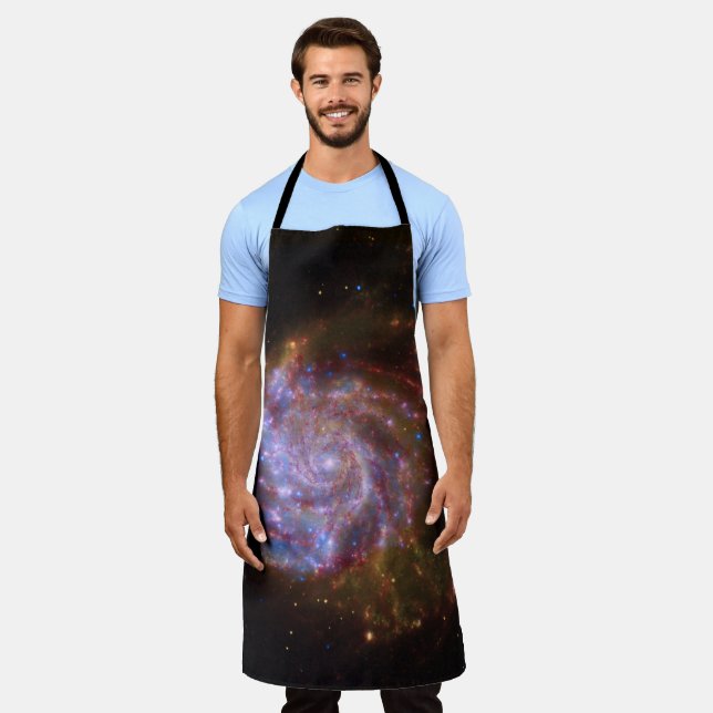 Starbirth in the Pinwheel:  M101 Galaxy Apron (Worn)