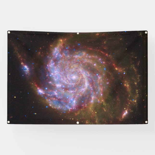Starbirth in the Pinwheel:  M101 Galaxy Banner (Horizontal)