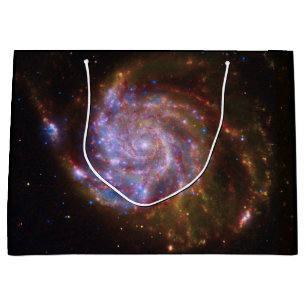 Starbirth in the Pinwheel: M101 Galaxy Large Gift Bag