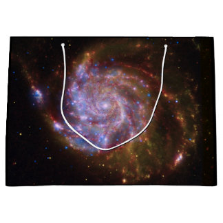 Starbirth in the Pinwheel:  M101 Galaxy Large Gift Bag