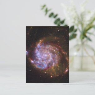 Starbirth in the Pinwheel: M101 Galaxy Postcard