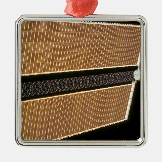 Starboard solar array wing panel metal ornament (Front)