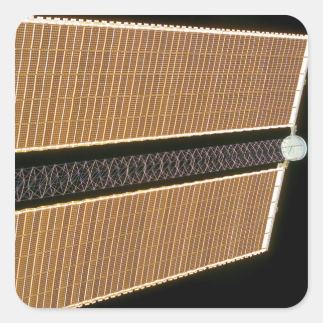 Starboard solar array wing panel square sticker (Front)