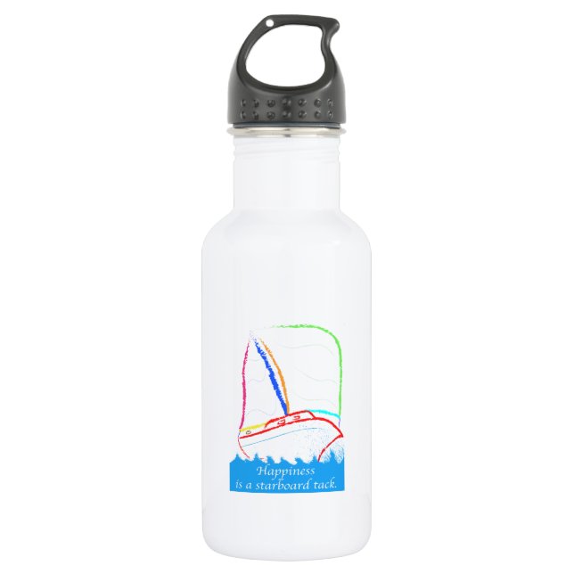 Starboard Tack 532 Ml Water Bottle (Front)