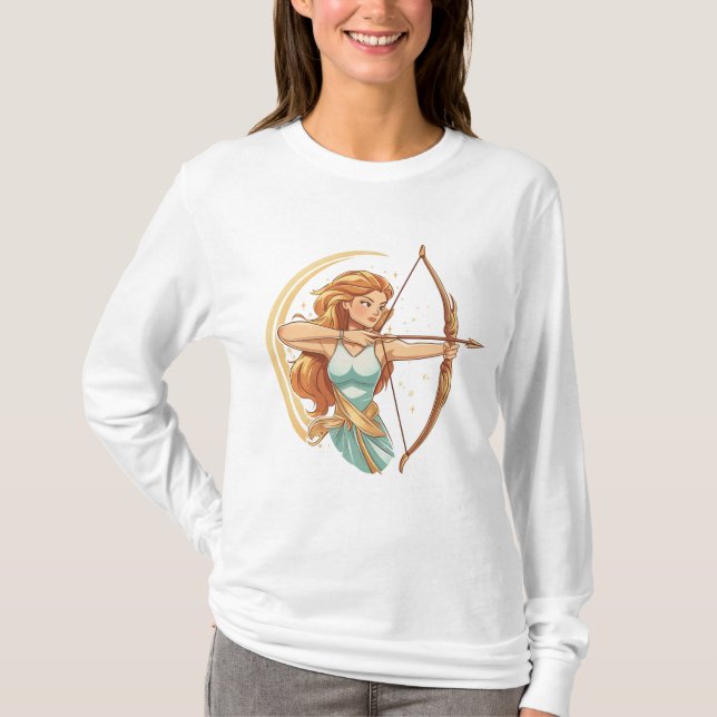 Starborn Archer of Sagittarius T-Shirt (Front)
