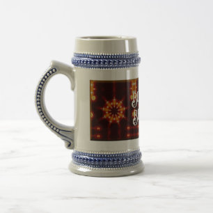 starburst beer stein