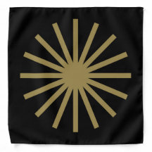Starburst Black and Gold