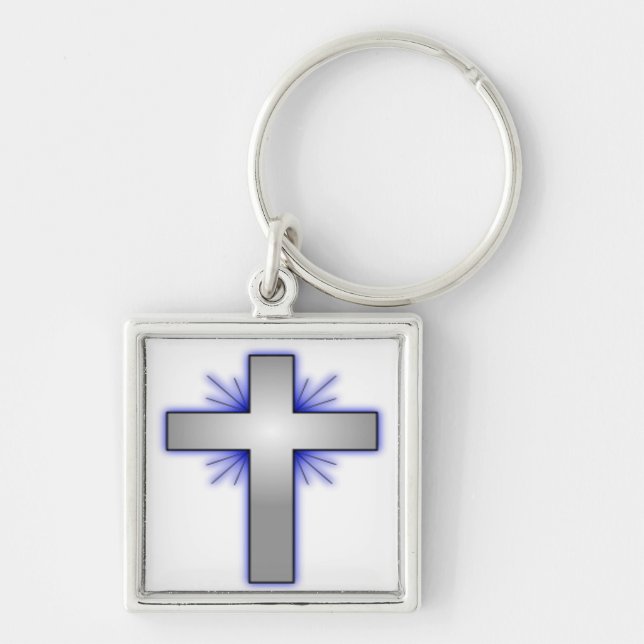 STARBURST CROSS KEYCHAIN (Front)