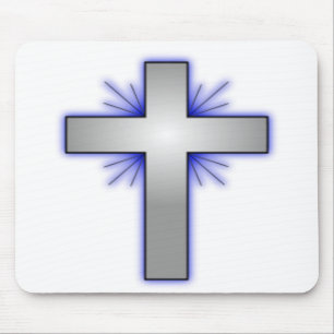 STARBURST CROSS MOUSE PAD