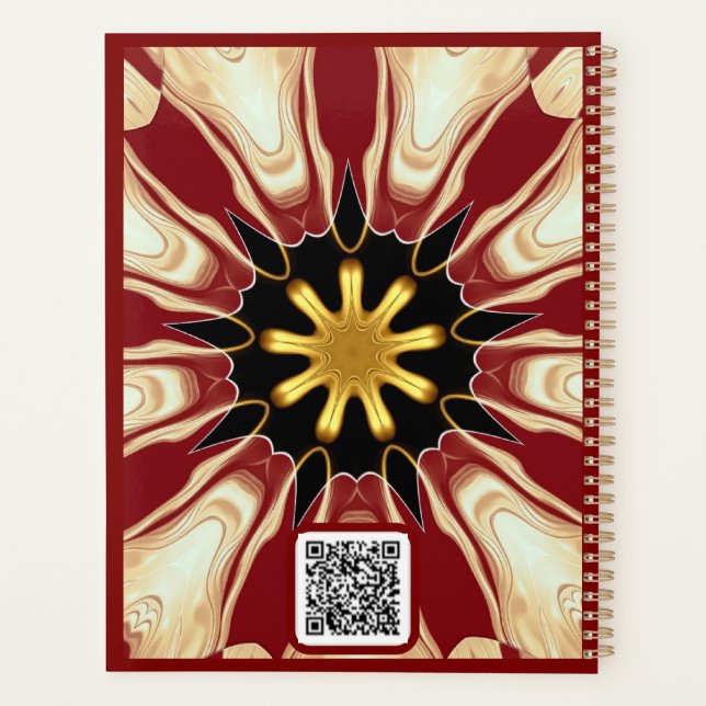 Starburst | Deep Crimson & Gold Luxury Organizer w (Dos)