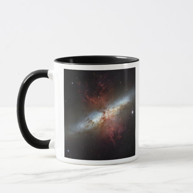 Starburst galaxy, Messier 82 Mug (Left)