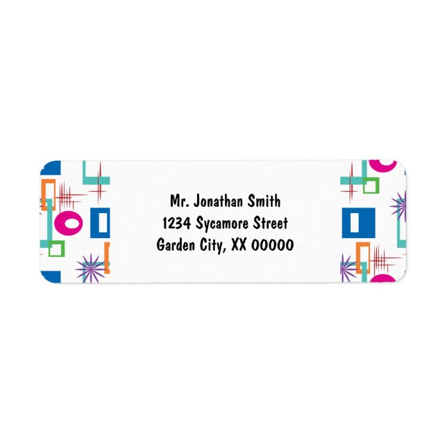 Starburst Geometric Multicolored Pattern (Front)