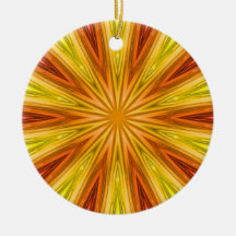 Starburst kaleidoscope ornament
