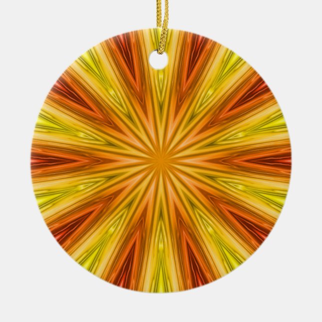 Starburst kaleidoscope ornament (Front)