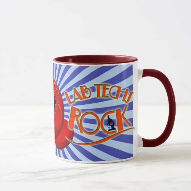 STARBURST LAB TECHS ROCK (LABORATORY SCIENTIST) MUG (Right)