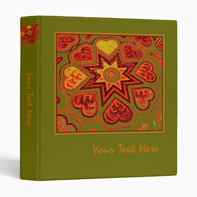 'Starburst of Love' Binder (Front/Spine)