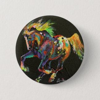 starburst pony small 2 inch round button